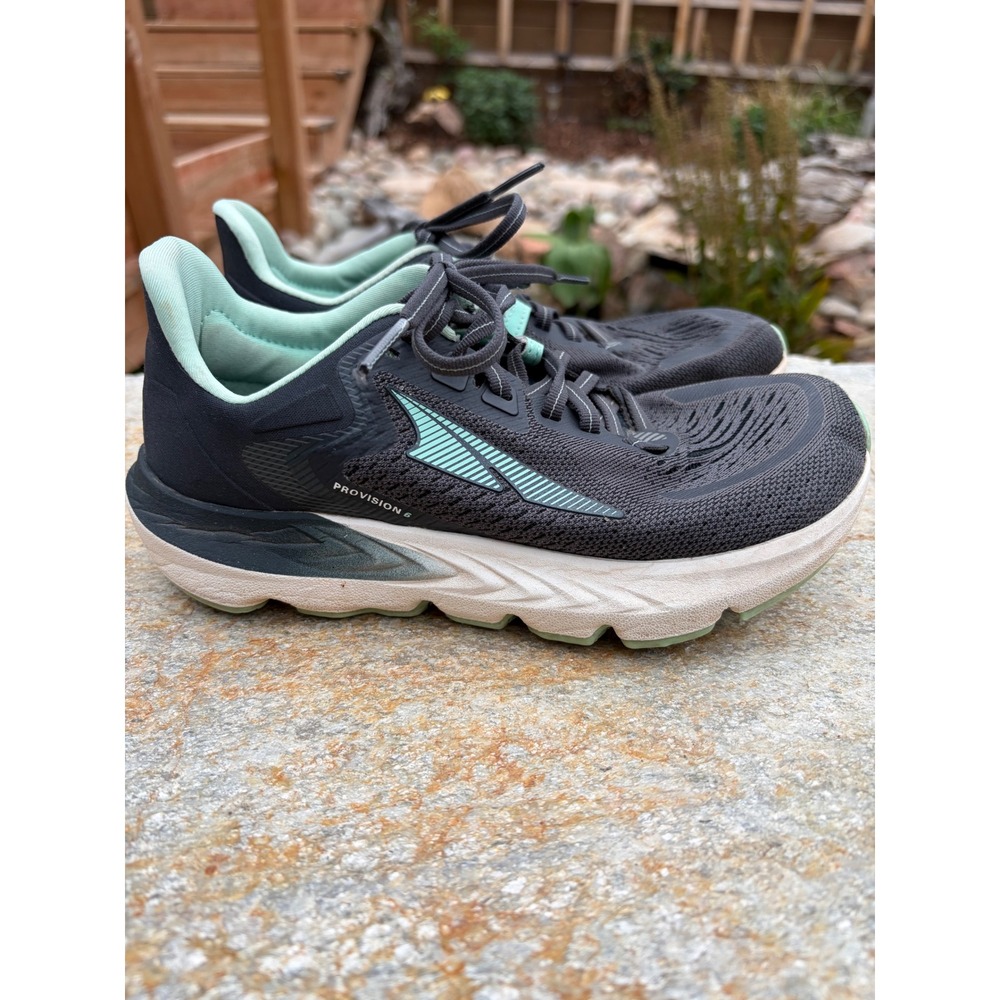 Altra Provision 6 Womens 5.5 Black Mint Green Running Shoes AL0A5488032